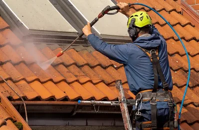 Démoussage et hydrofuge de toiture à Théméricourt